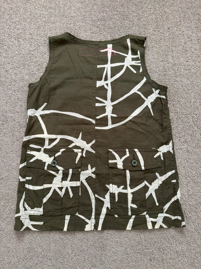 SS04 Junya Watanabe MAN Barbed Wire Cargo Tank Top