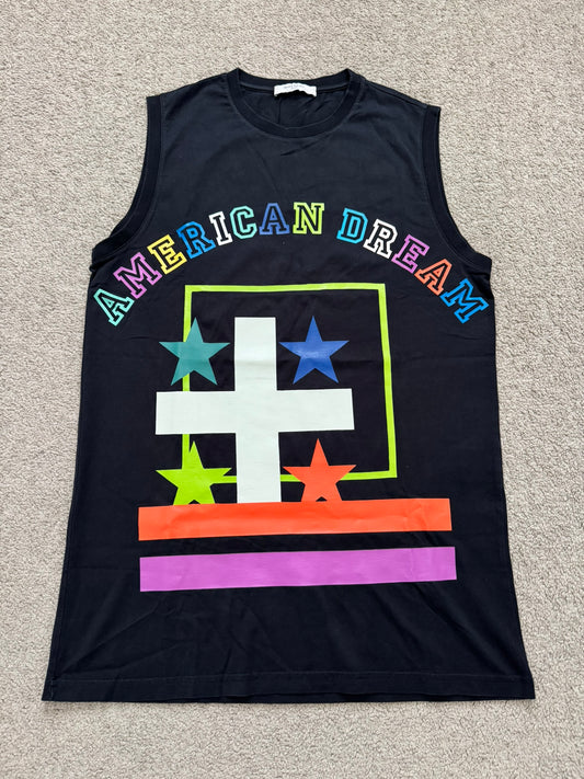 FW13 Givenchy by Riccardo Tisci American Dream Cross Tank Top
