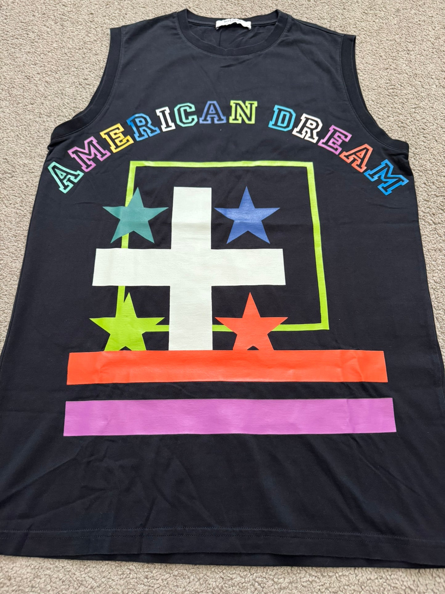 FW13 Givenchy by Riccardo Tisci American Dream Cross Tank Top