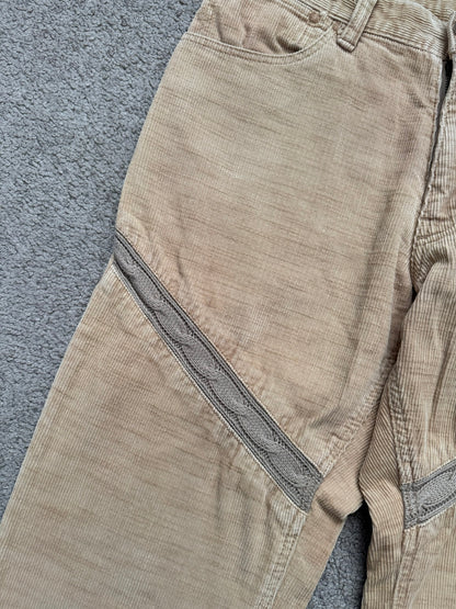 AW03 Number (N)ine Cable Knit Crying Heart Corduroy Pants