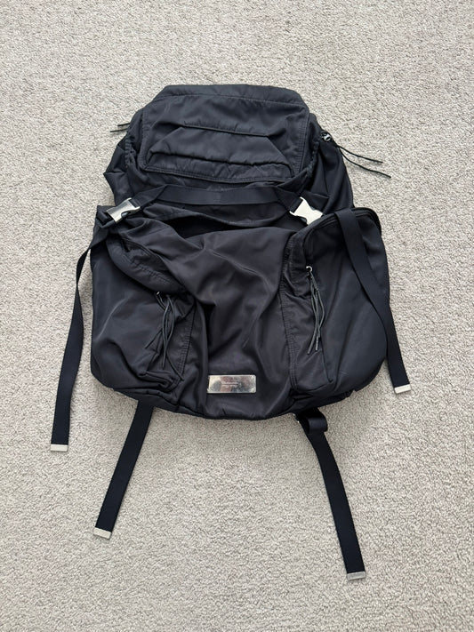AW11 Undercover Prada GRT Black Nylon Utility Cargo Backpack