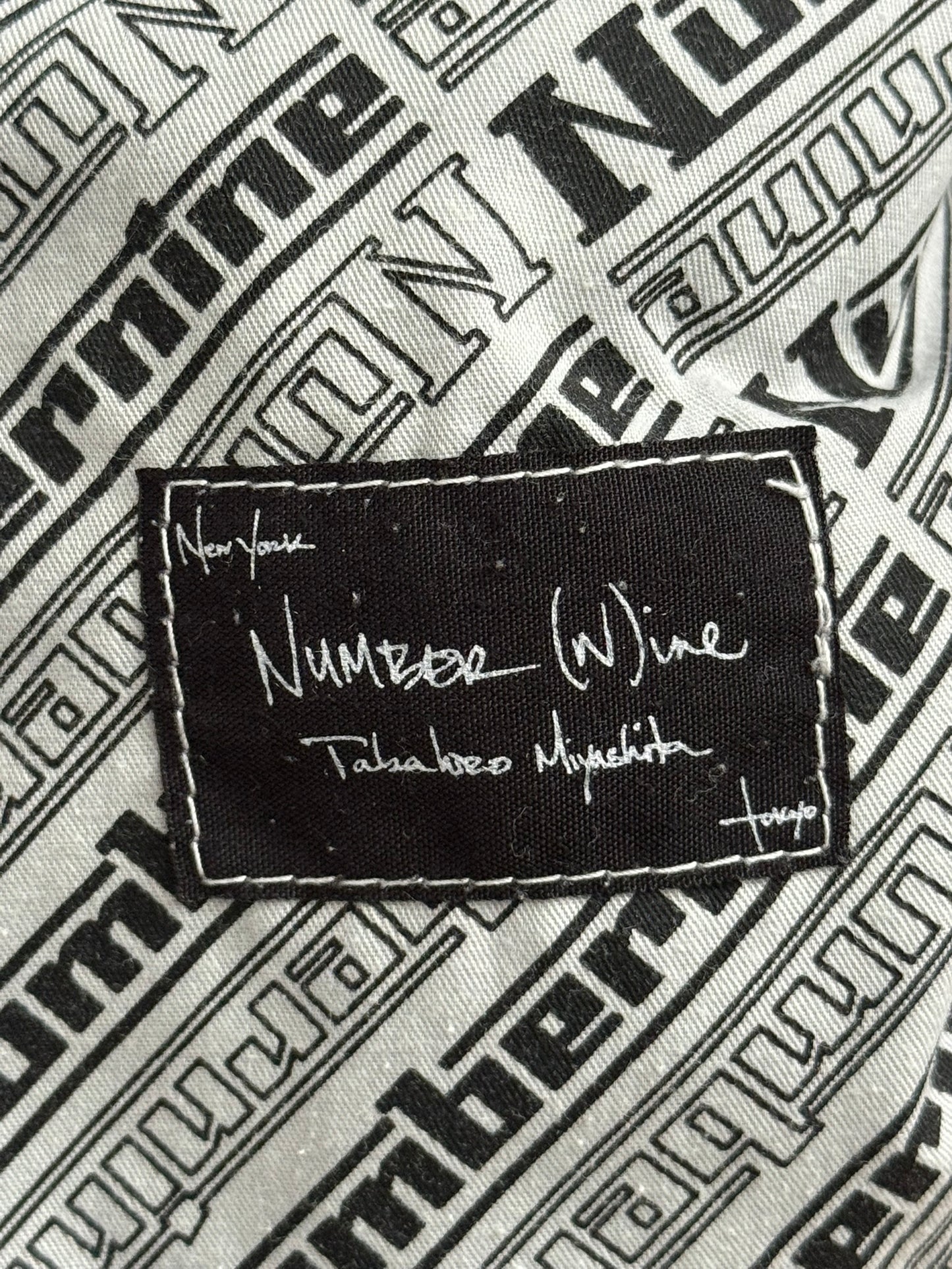 AW03 Number (N)ine Cable Knit Crying Heart Corduroy Pants