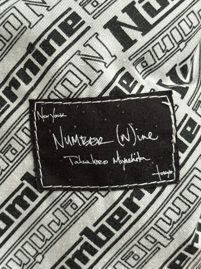 AW03 Number (N)ine Cable Knit Crying Heart Corduroy Pants