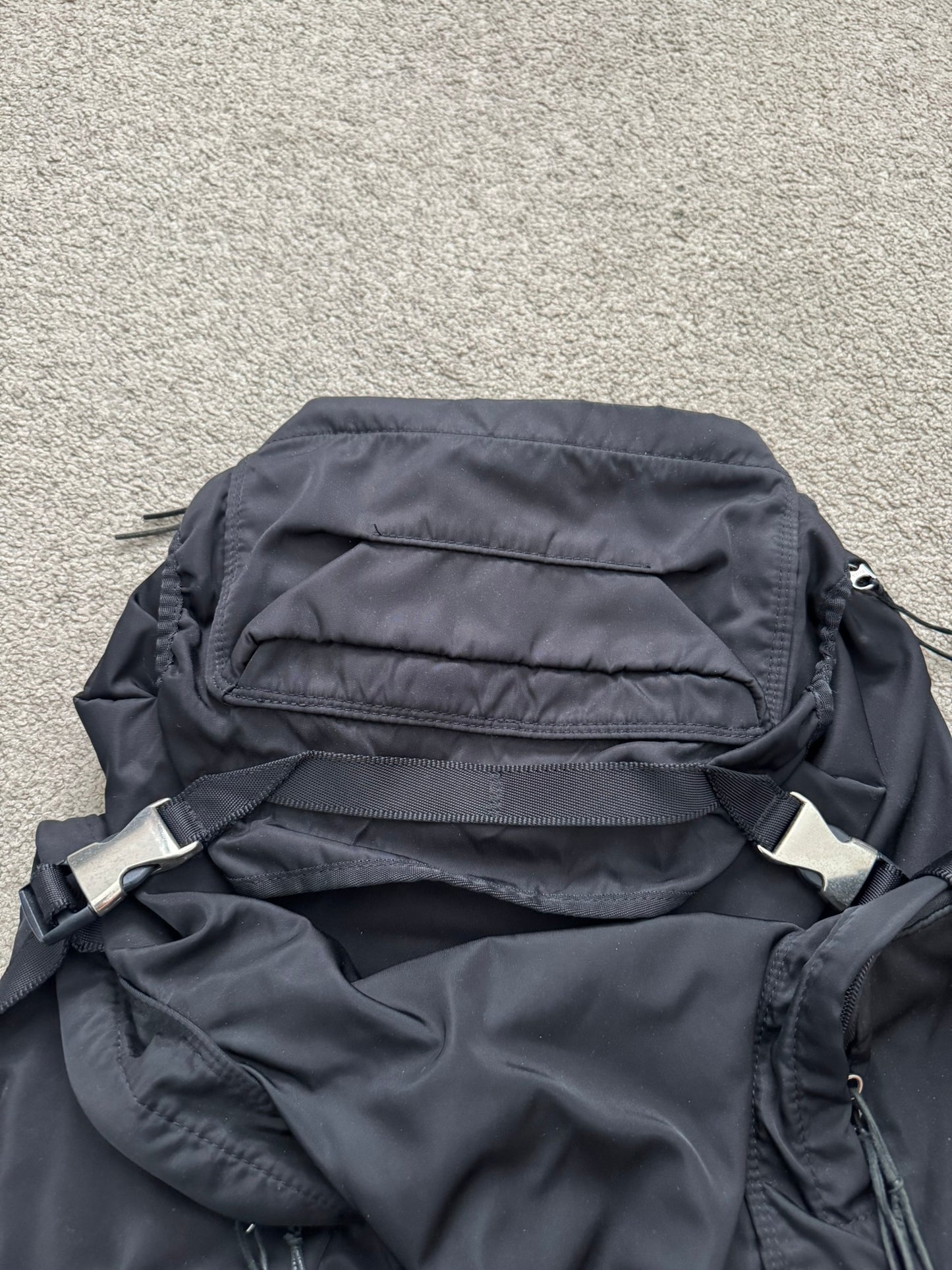 AW11 Undercover Prada GRT Black Nylon Utility Cargo Backpack