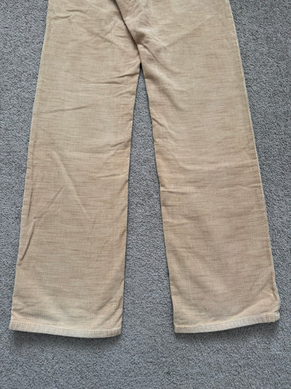 AW03 Number (N)ine Cable Knit Crying Heart Corduroy Pants