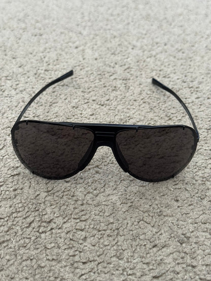 SS04 Dior Homme Hedi Slimane "Strip" Black Shield Sunglasses