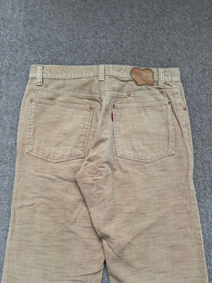 AW03 Number (N)ine Cable Knit Crying Heart Corduroy Pants