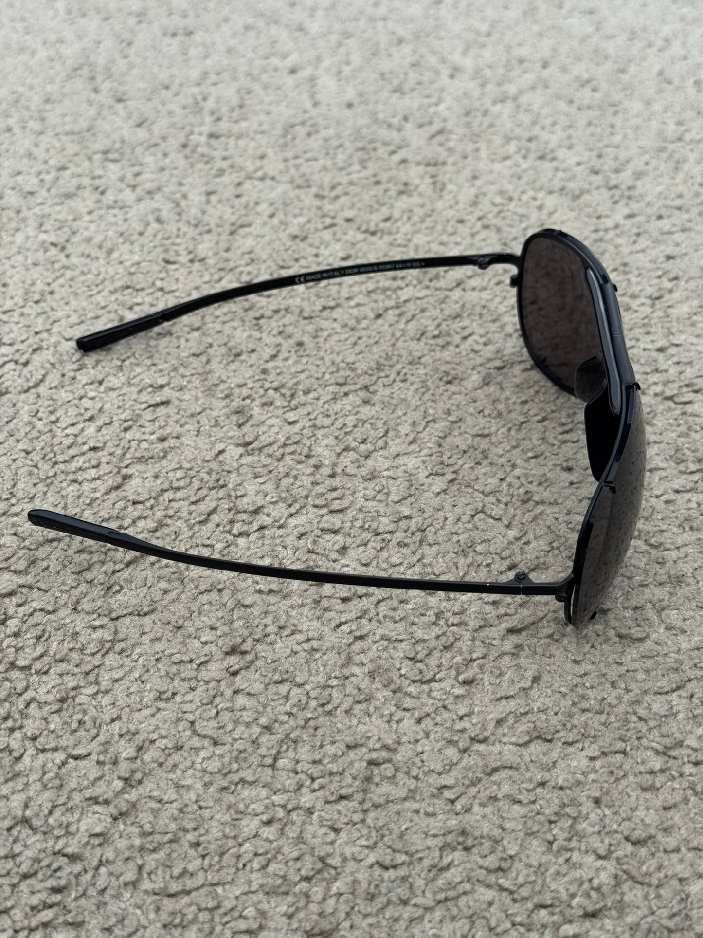SS04 Dior Homme Hedi Slimane "Strip" Black Shield Sunglasses