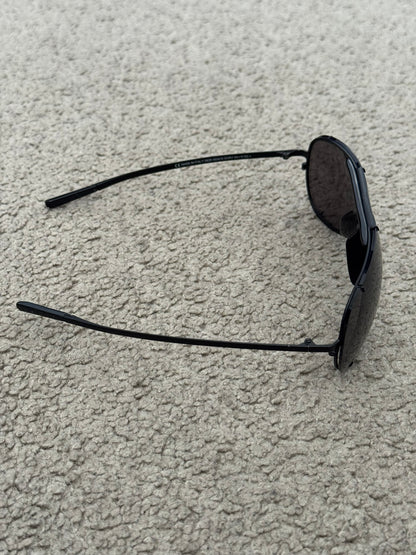 SS04 Dior Homme Hedi Slimane "Strip" Black Shield Sunglasses
