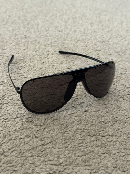SS04 Dior Homme Hedi Slimane "Strip" Black Shield Sunglasses