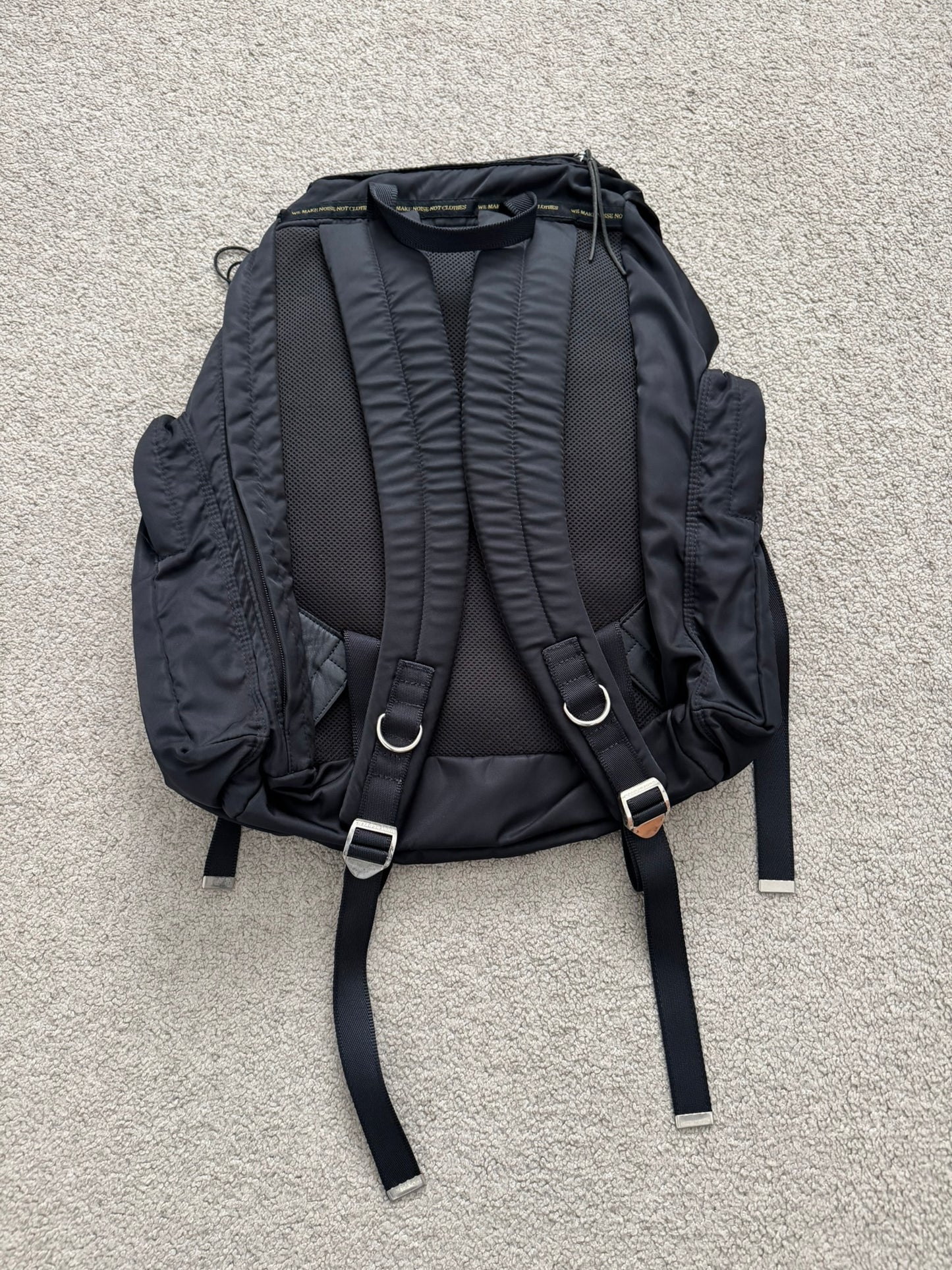 AW11 Undercover Prada GRT Black Nylon Utility Cargo Backpack