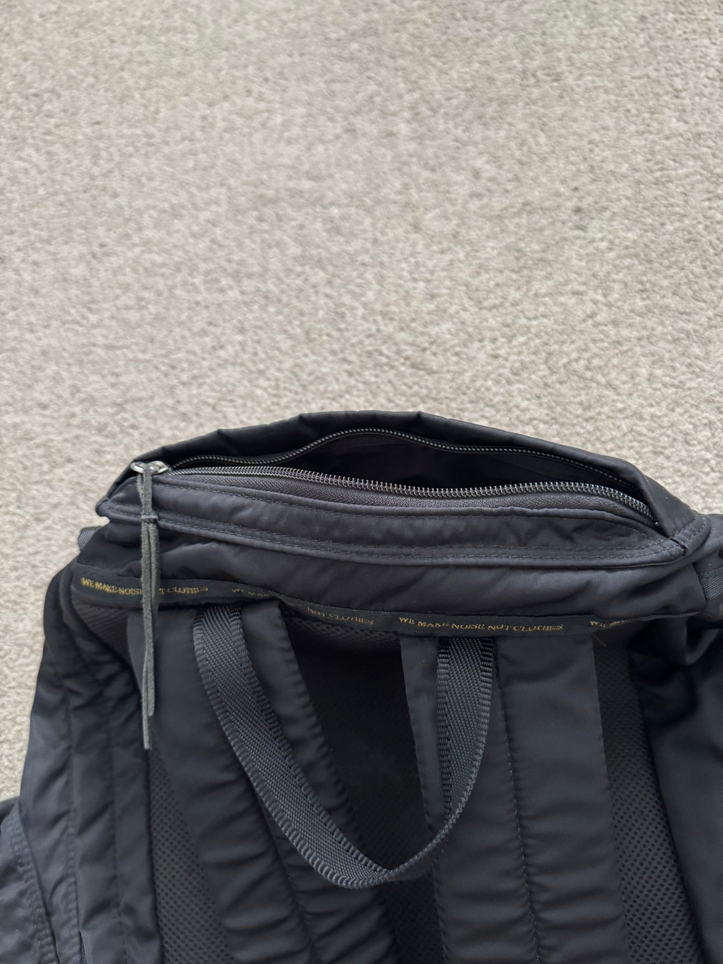 AW11 Undercover Prada GRT Black Nylon Utility Cargo Backpack