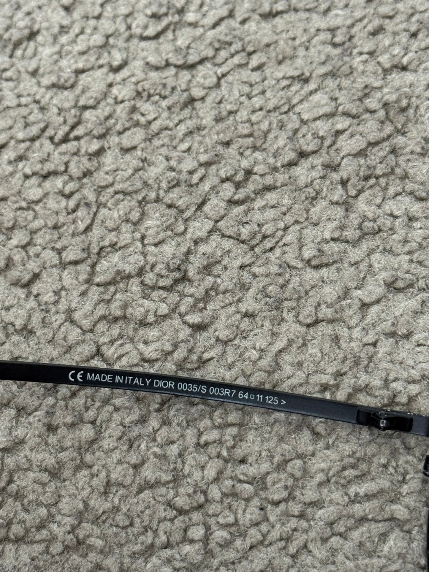 SS04 Dior Homme Hedi Slimane "Strip" Black Shield Sunglasses