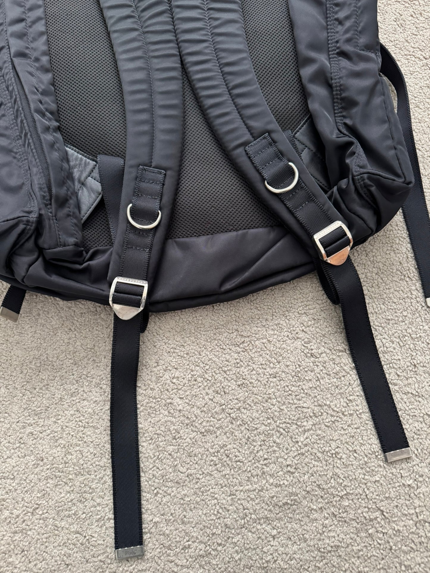 AW11 Undercover Prada GRT Black Nylon Utility Cargo Backpack