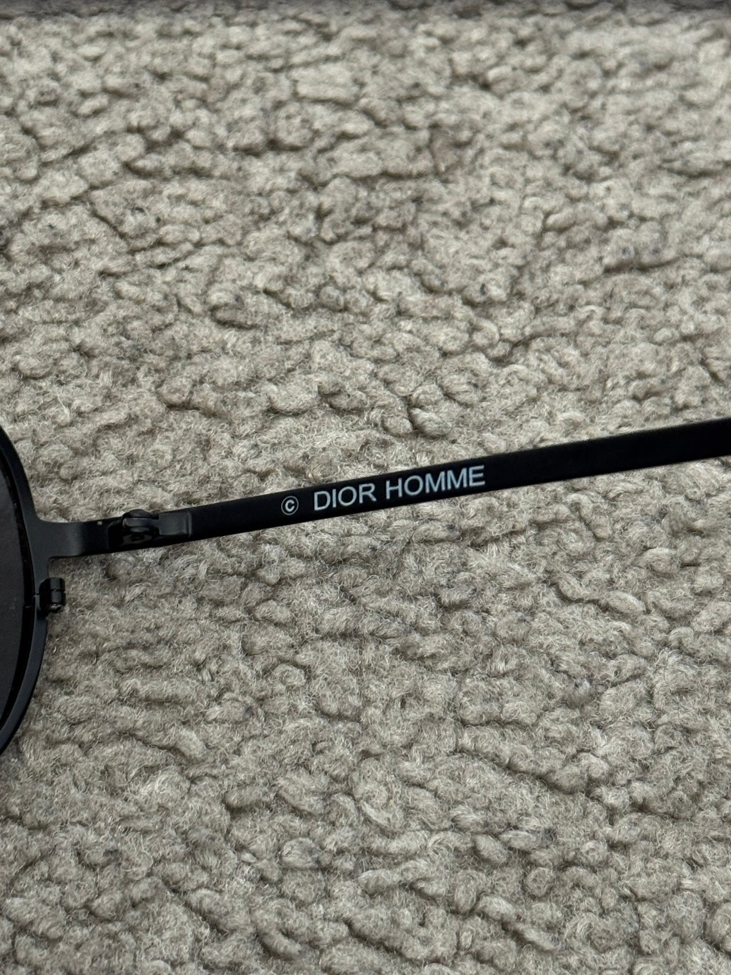 SS04 Dior Homme Hedi Slimane "Strip" Black Shield Sunglasses