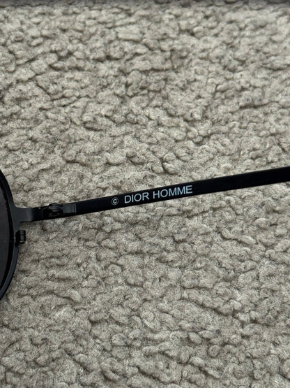 SS04 Dior Homme Hedi Slimane "Strip" Black Shield Sunglasses