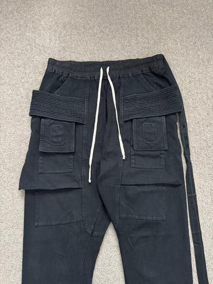 FW21 Rick Owens DRKSHDW Black Creatch Cargo Pants