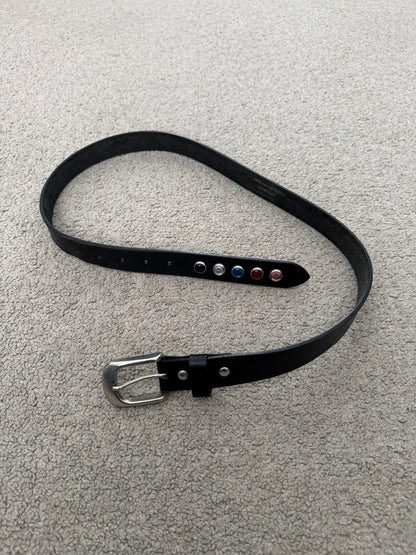 Comme Des Garcons Homme Plus Studded Gem Leather Belt
