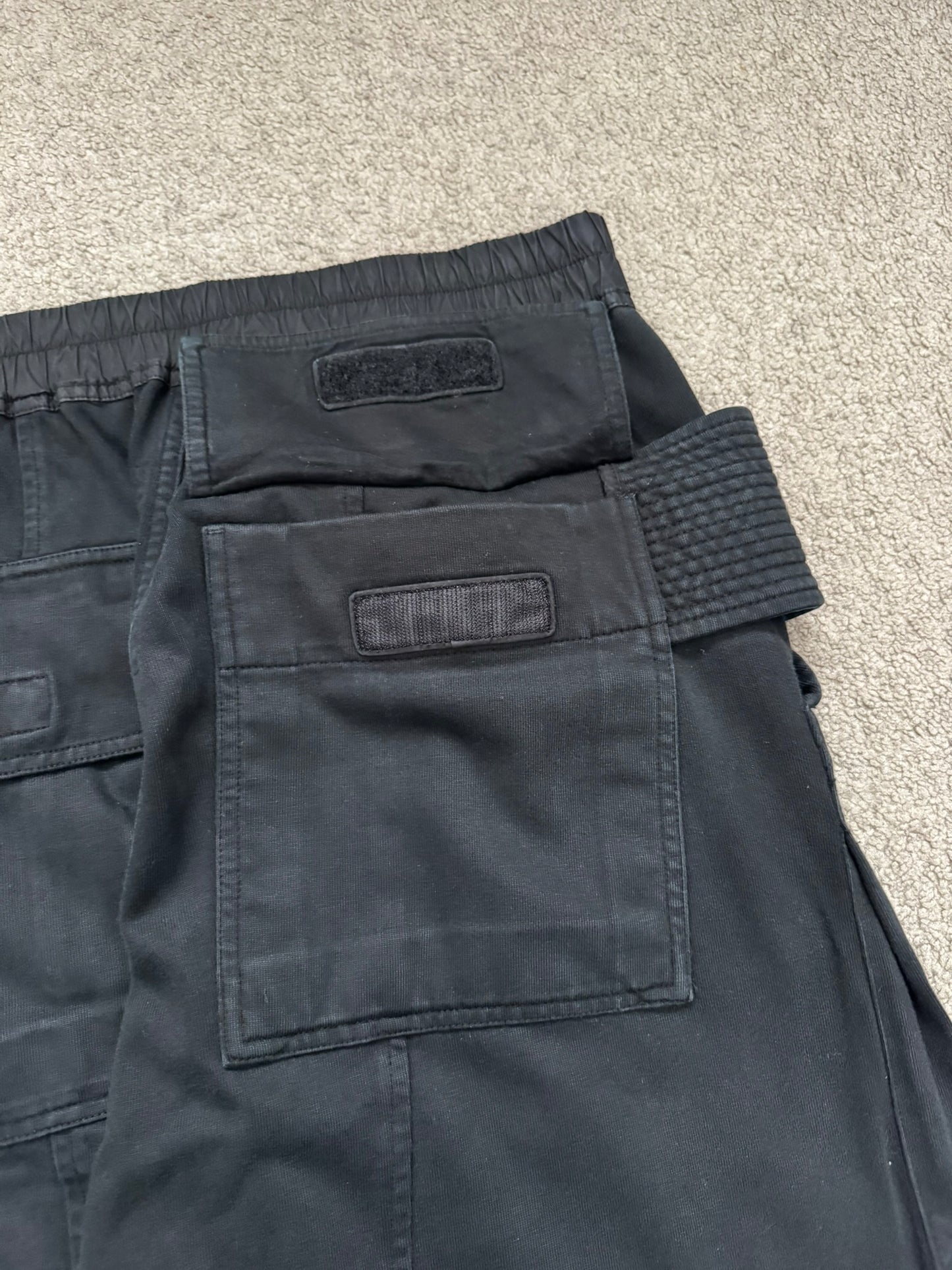 FW21 Rick Owens DRKSHDW Black Creatch Cargo Pants