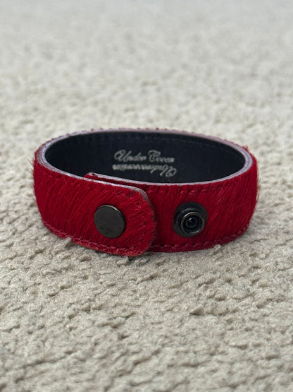 Undercover Ponyhair Snap Button Leather Bracelet