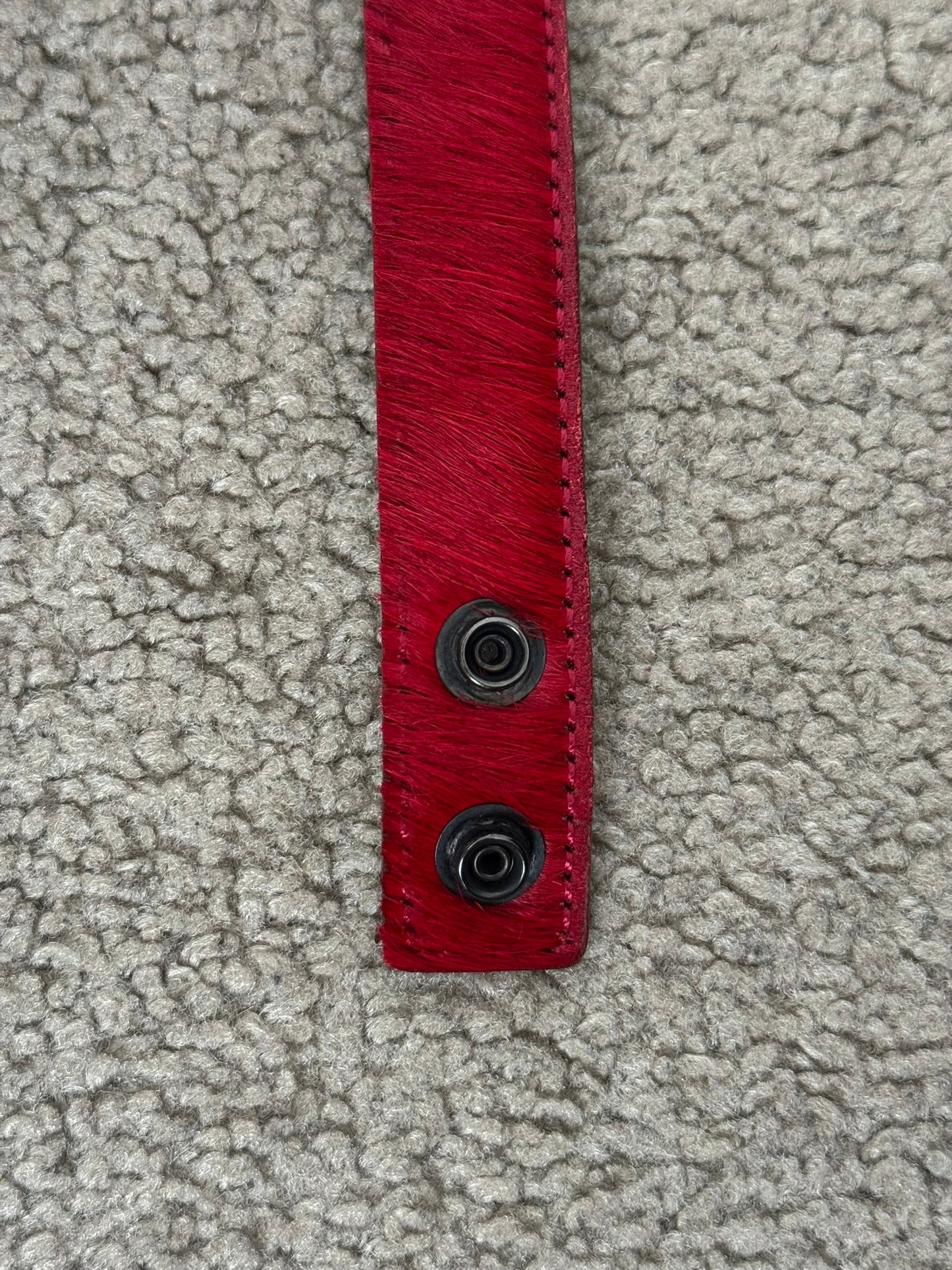 Undercover Ponyhair Snap Button Leather Bracelet