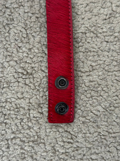 Undercover Ponyhair Snap Button Leather Bracelet
