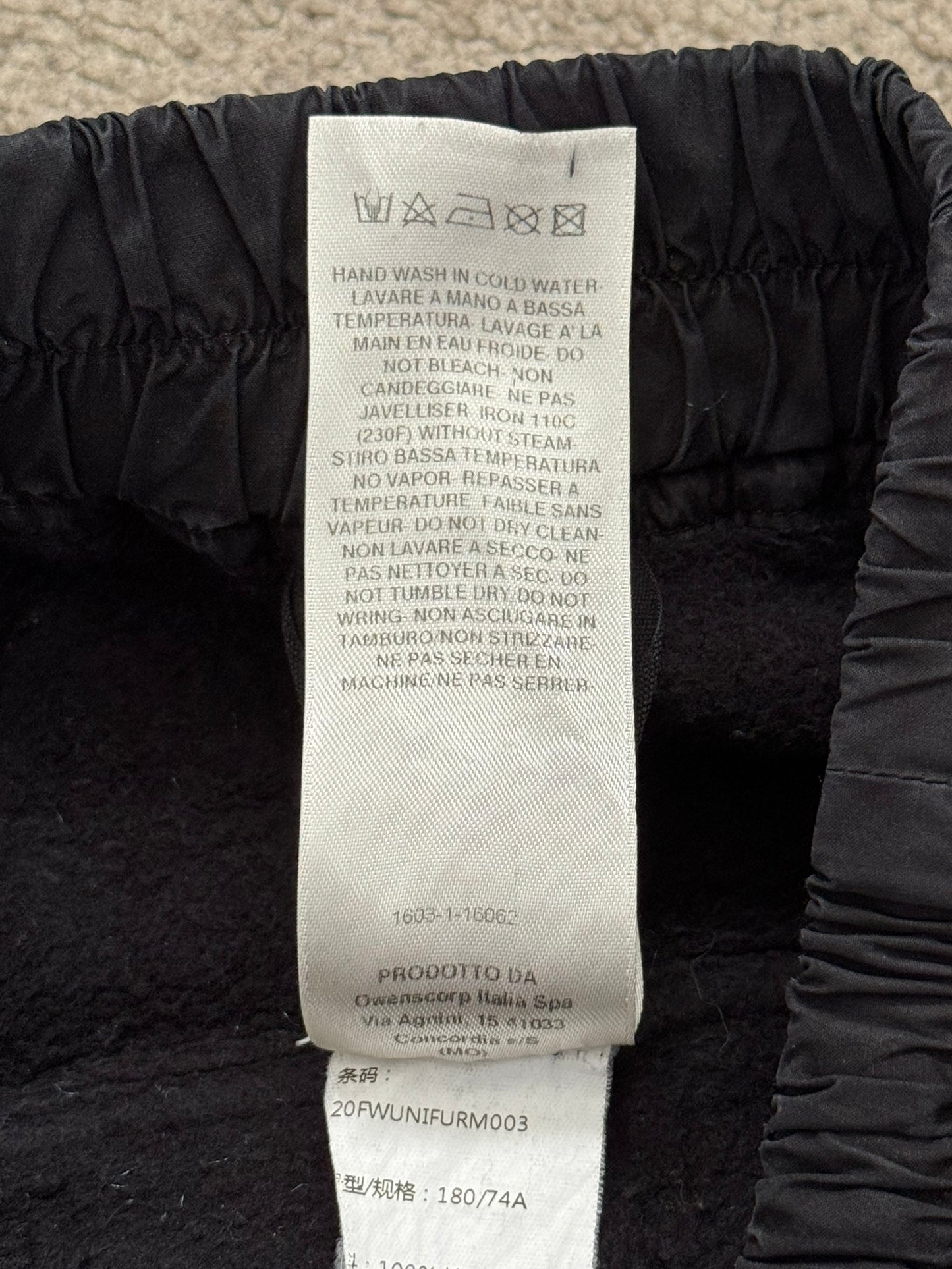 FW20 Rick Owens DRKSHDW Cropped Felpa Creatch Cargo Pants