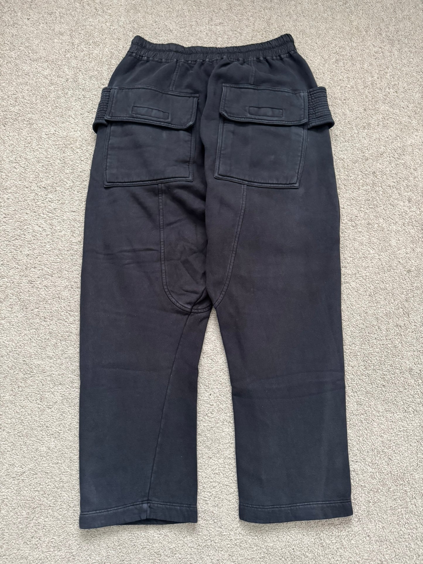 FW20 Rick Owens DRKSHDW Cropped Felpa Creatch Cargo Pants