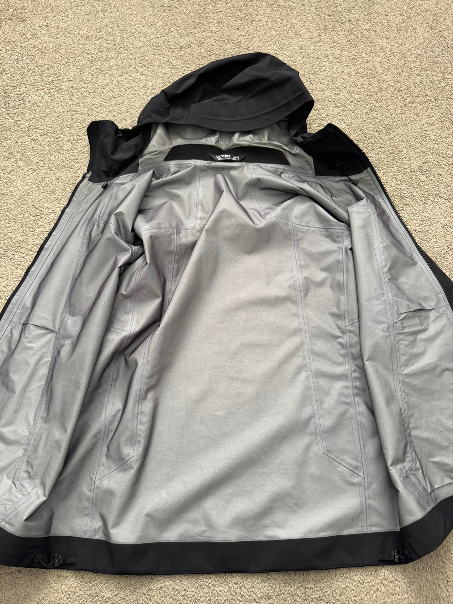 Arc'teryx Fraser Black 3L Gore-Tex Shell Jacket