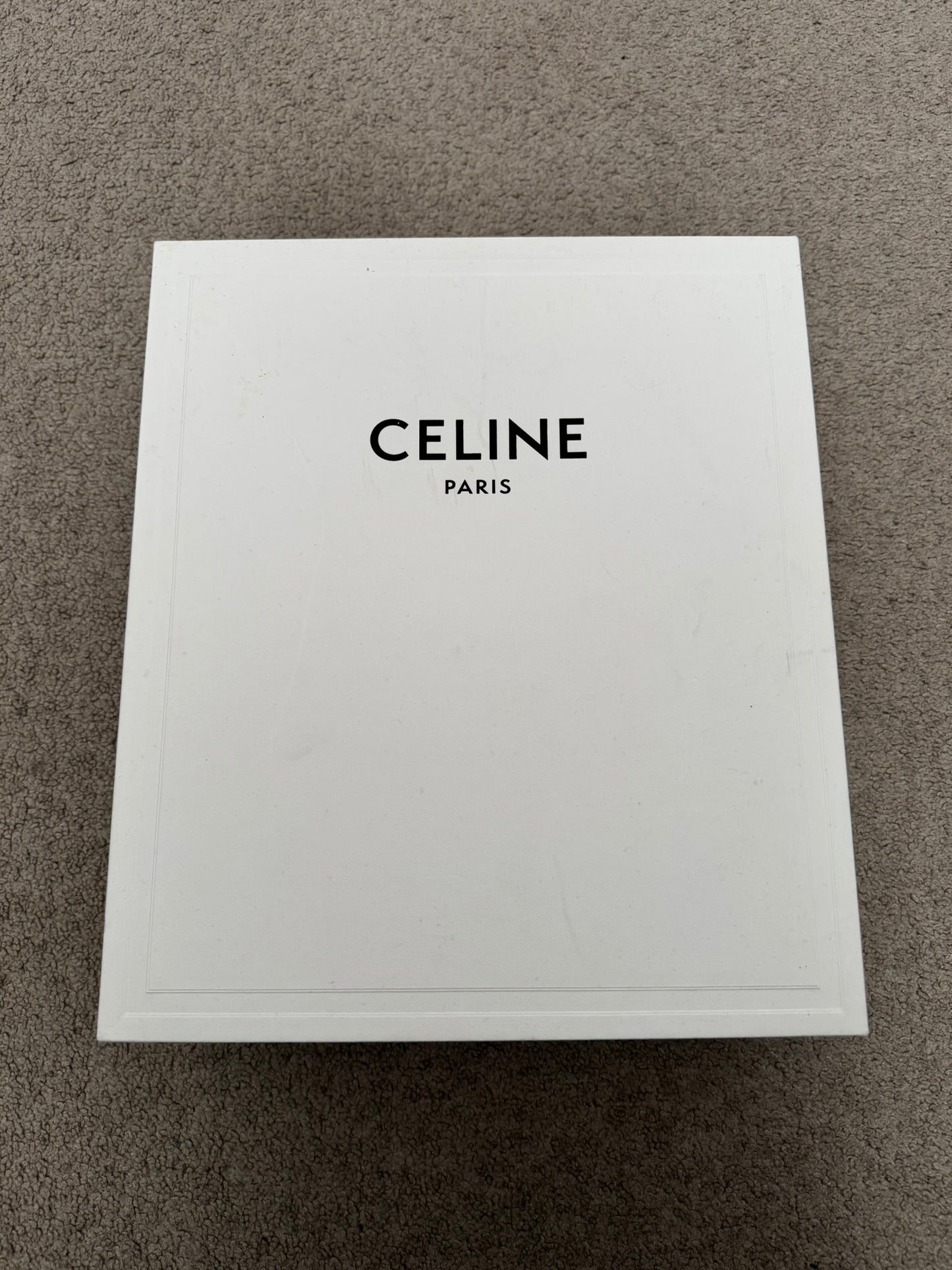 Celine TR 01 Triomphe White & Red Mid Top Sneakers