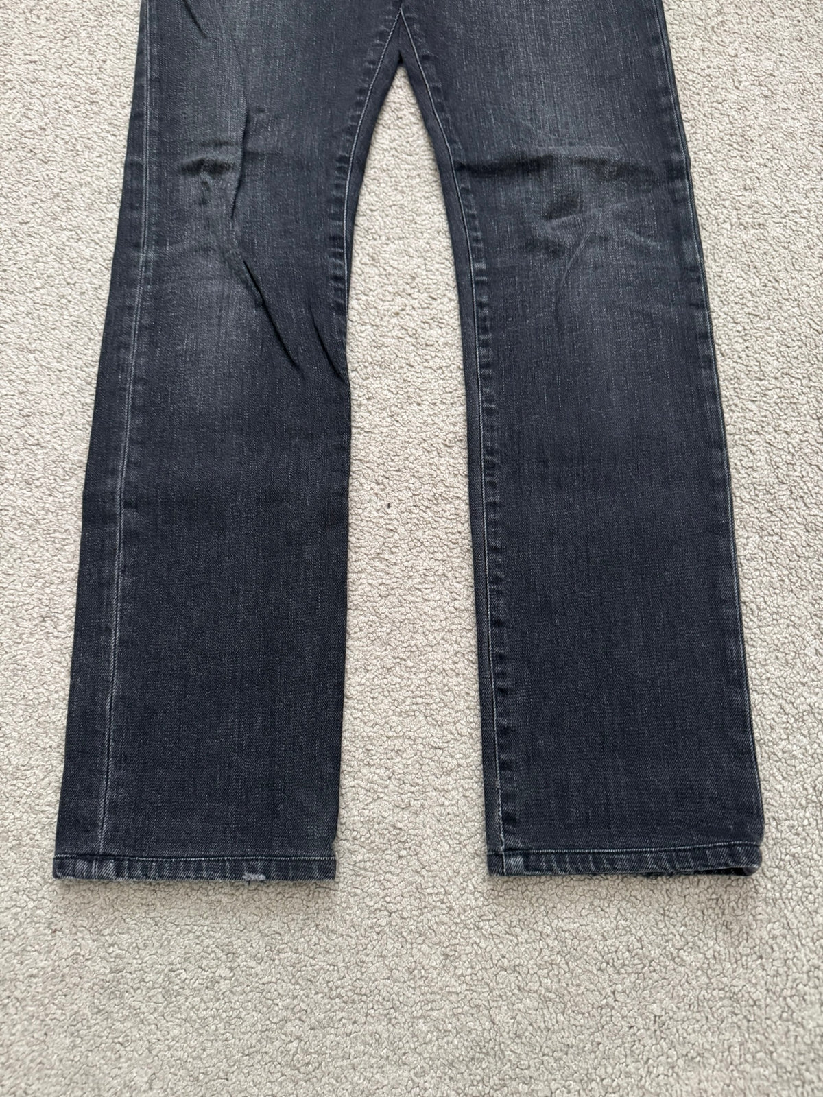 FW15 Saint Laurent by Hedi Slimane Black Washed D01 Denim Jeans