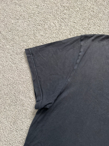 AW10 Balmain by Christophe Decarnin Distressed Black T Shirt