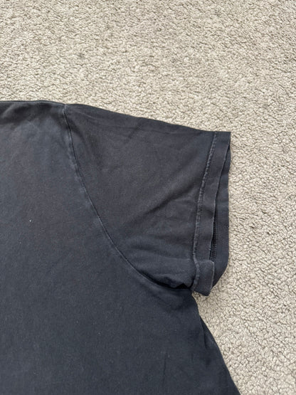AW10 Balmain by Christophe Decarnin Distressed Black T Shirt