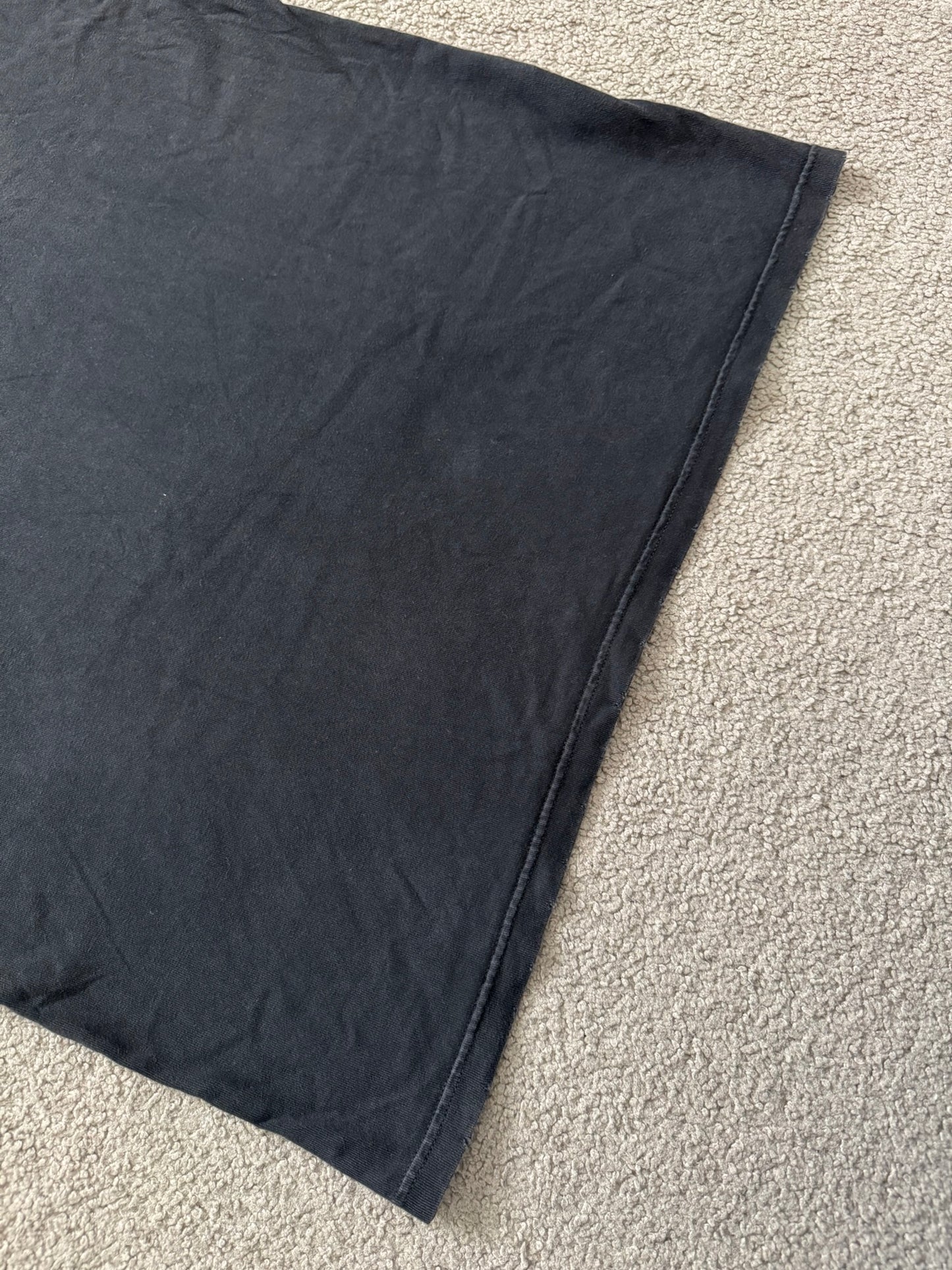 AW10 Balmain by Christophe Decarnin Distressed Black T Shirt