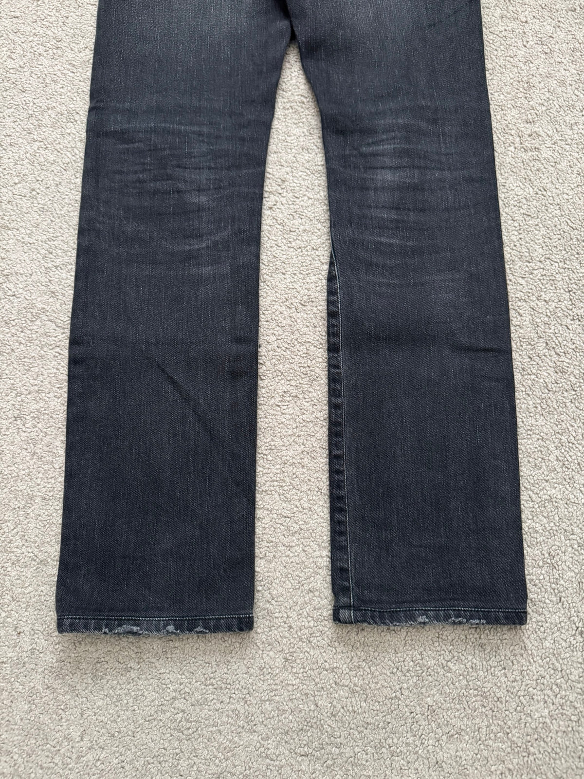 FW15 Saint Laurent by Hedi Slimane Black Washed D01 Denim Jeans