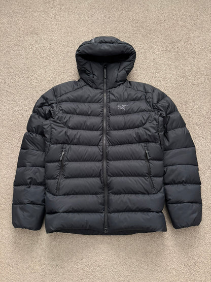 Arc'teryx Black Thorium Hooded Puffer Down Jacket