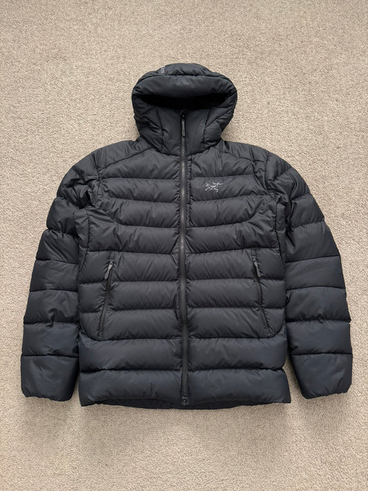 Arc'teryx Black Thorium Hooded Puffer Down Jacket