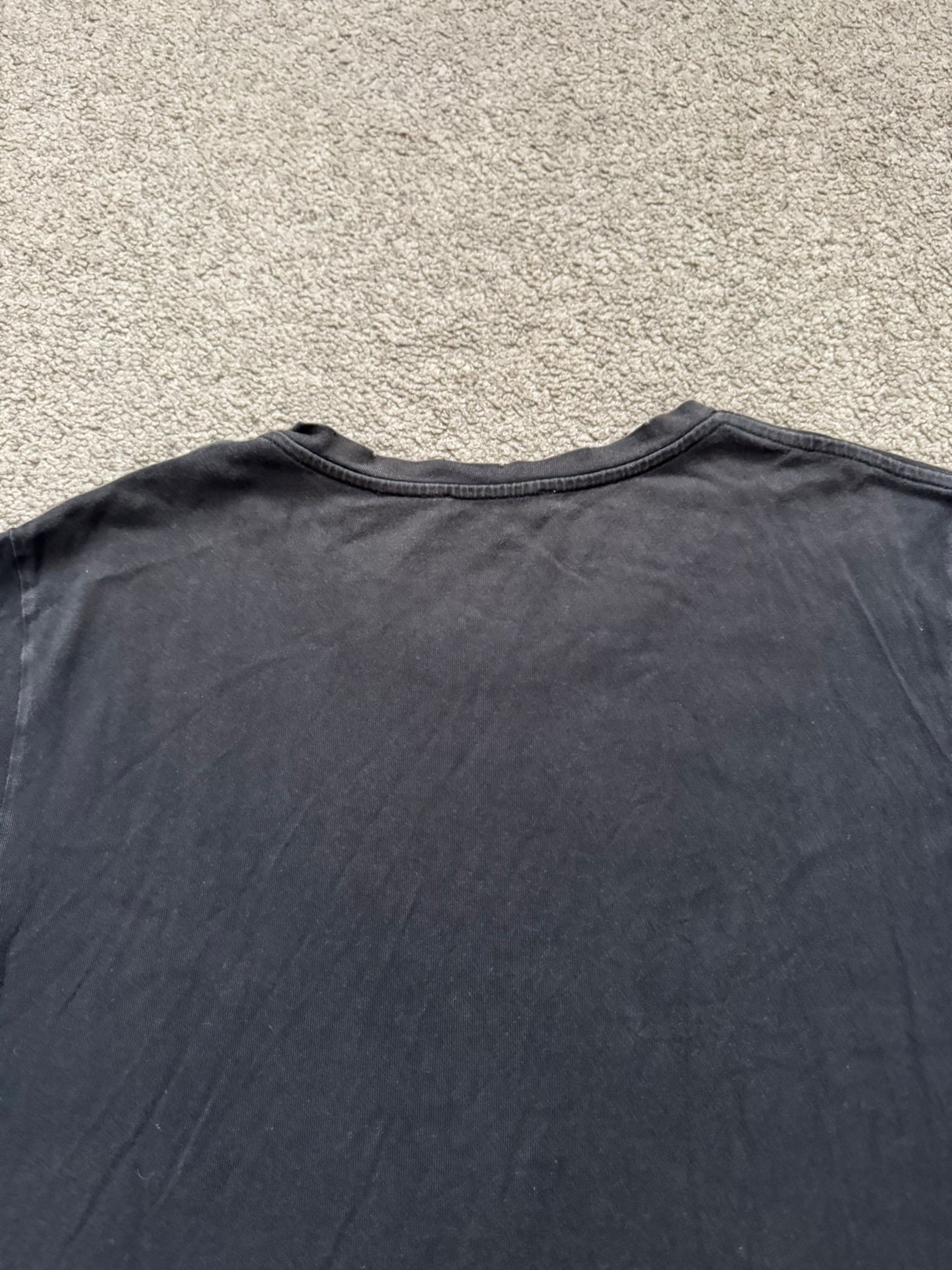 AW10 Balmain by Christophe Decarnin Distressed Black T Shirt
