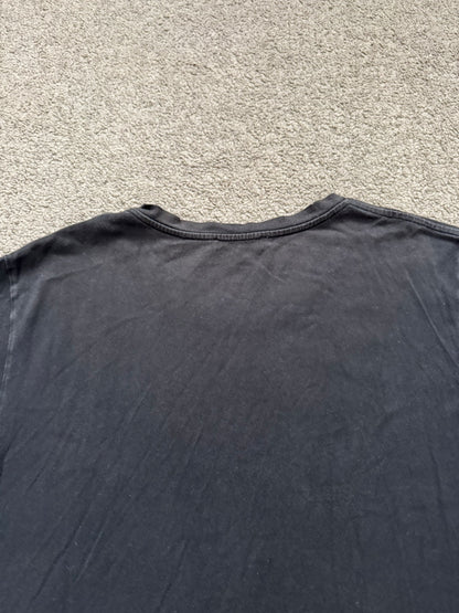 AW10 Balmain by Christophe Decarnin Distressed Black T Shirt