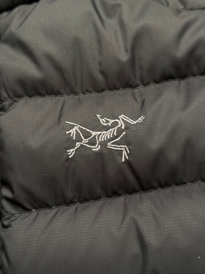 Arc'teryx Black Thorium Hooded Puffer Down Jacket
