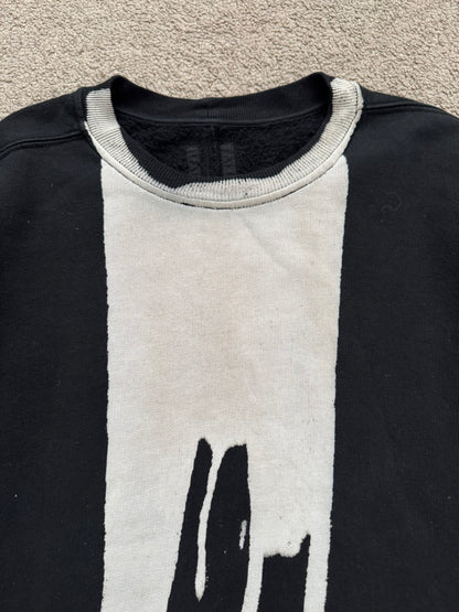 FW16 Rick Owens DRKSHDW Bleach "Vomit" Stain Sweatshirt