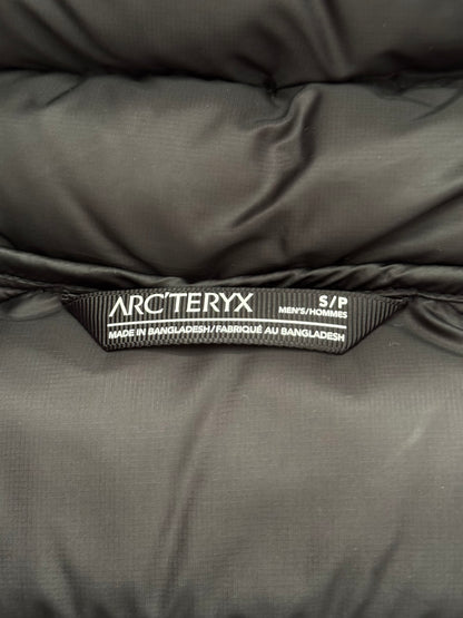 Arc'teryx Black Thorium Hooded Puffer Down Jacket