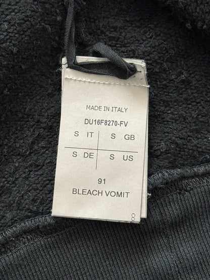 FW16 Rick Owens DRKSHDW Bleach "Vomit" Stain Sweatshirt