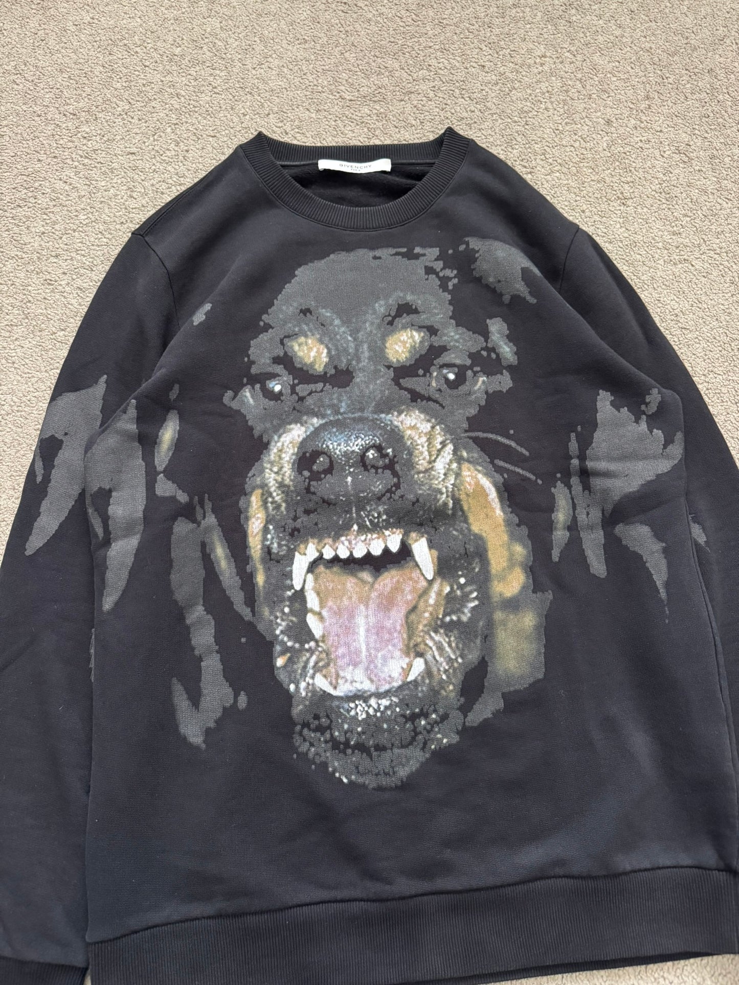 FW17 Givenchy by Riccardo Tisci Rottweiler Crewneck Sweatshirt