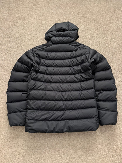 Arc'teryx Black Thorium Hooded Puffer Down Jacket