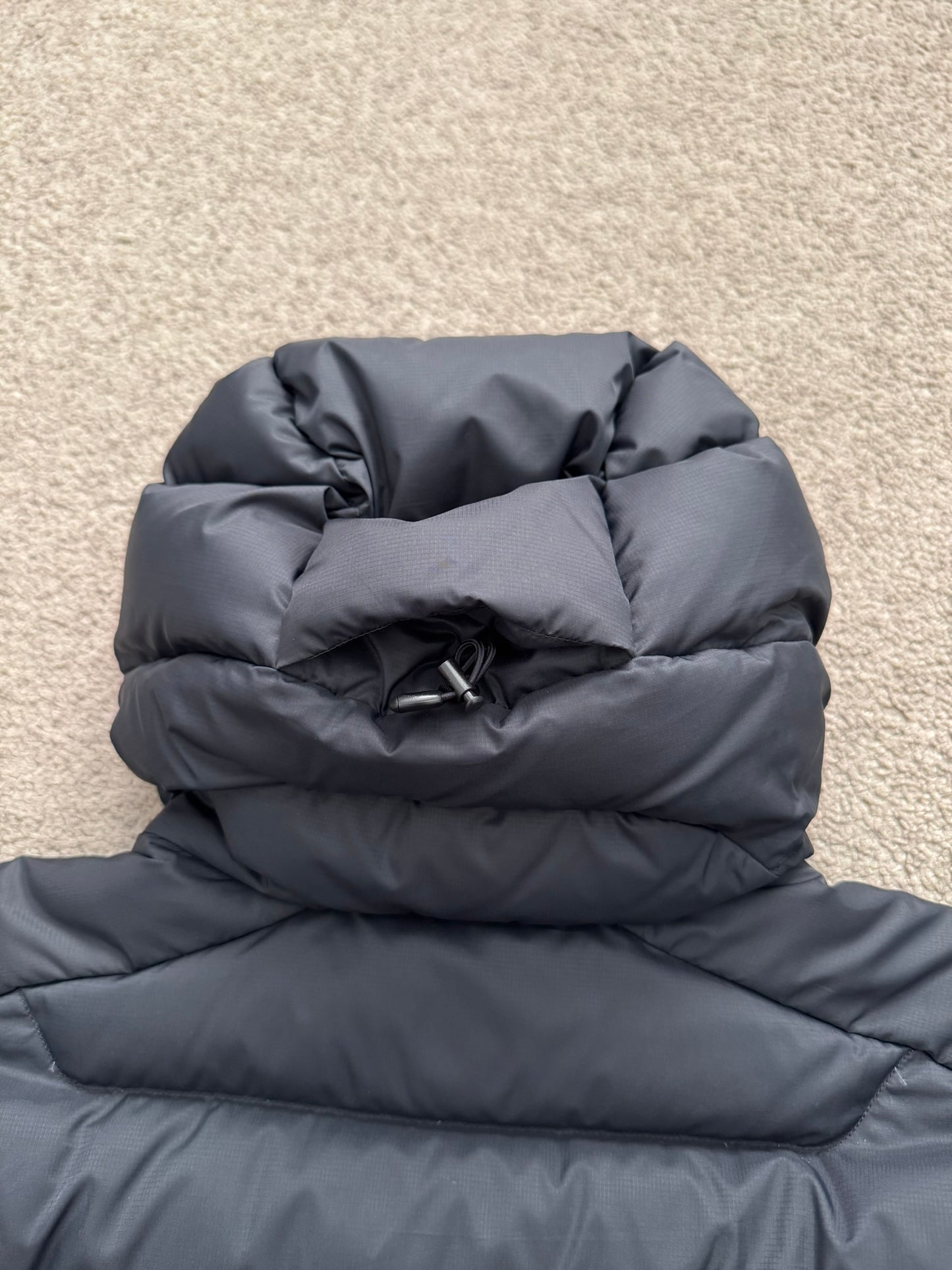Arc'teryx Black Thorium Hooded Puffer Down Jacket