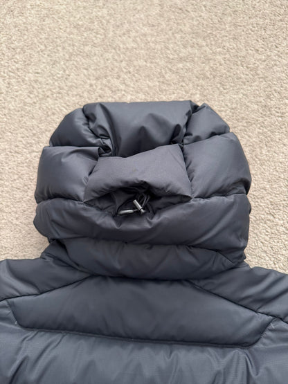 Arc'teryx Black Thorium Hooded Puffer Down Jacket
