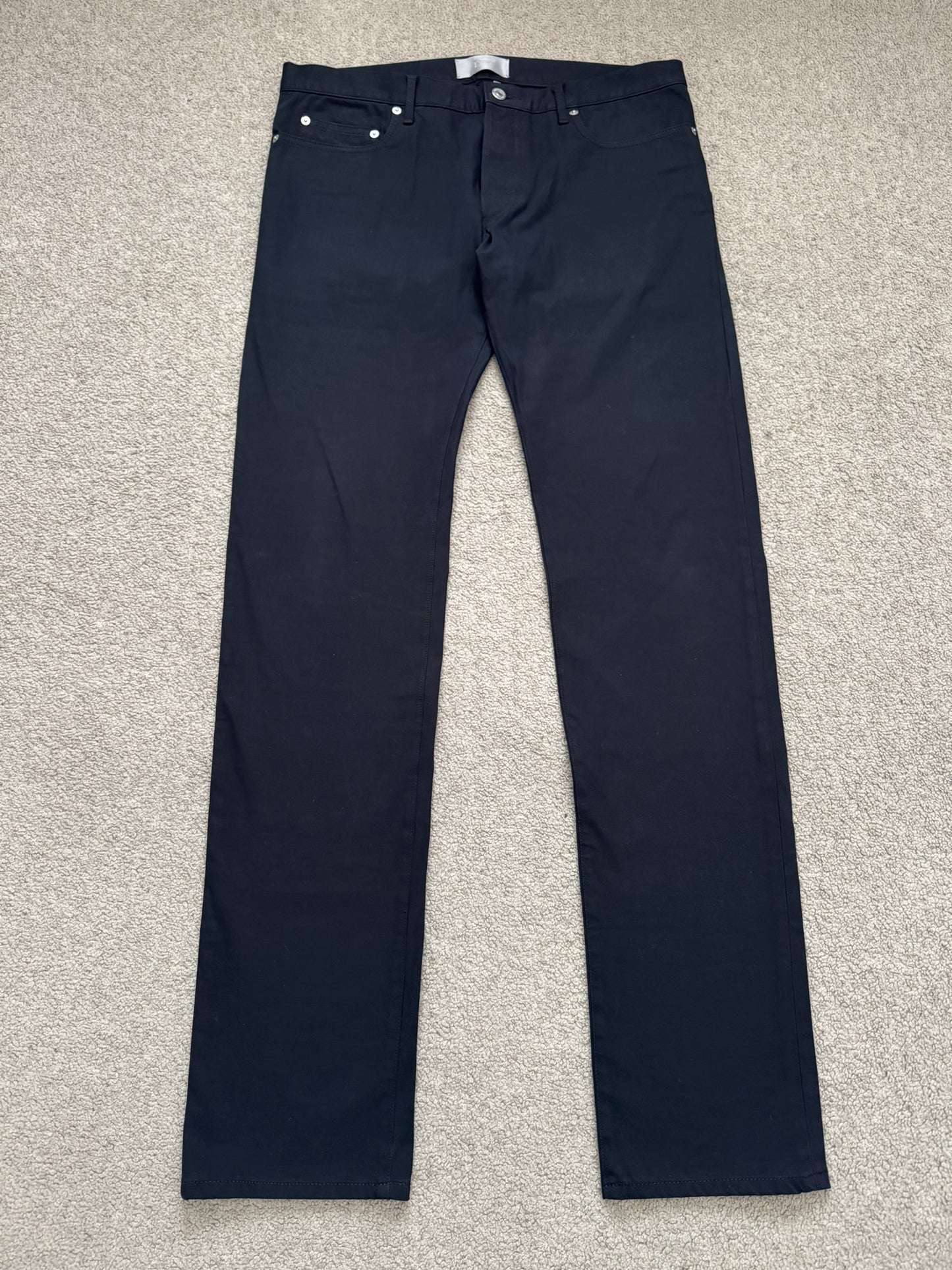 SS09 Dior Homme by Kris Van Assche MIJ Black Denim Jeans