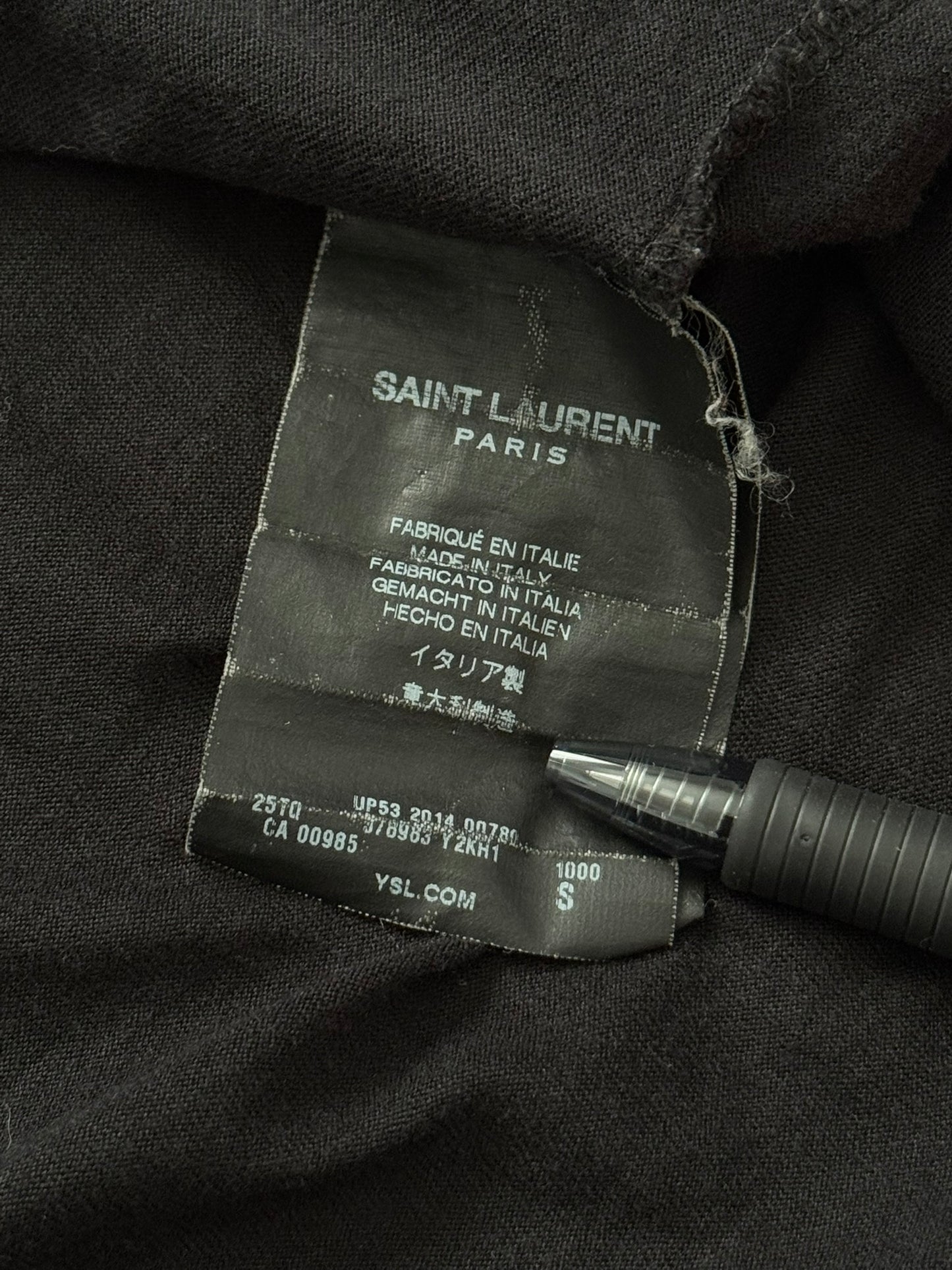 SS15 Saint Laurent by Hedi Slimane Blood Luster T Shirt