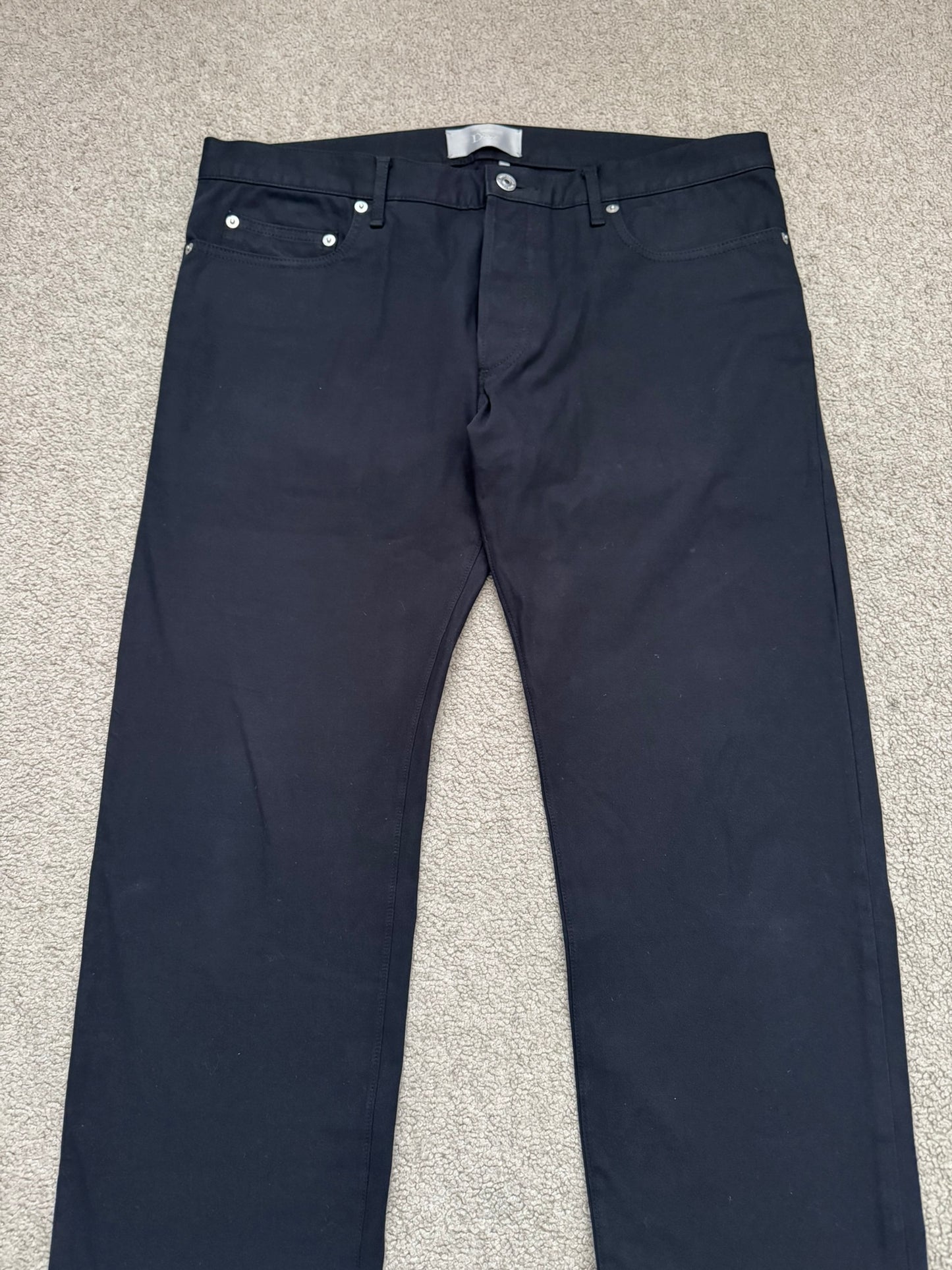 SS09 Dior Homme by Kris Van Assche MIJ Black Denim Jeans